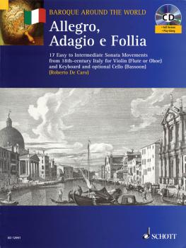 Allegro, Adagio E Follia (For Violin and Keyboard, with optional Cello (HL-49016680)
