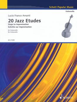 20 Jazz Etudes: Steps to Improvisation (for Cello Solo) (HL-49044389)
