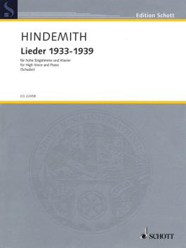 Lieder 1933-1939 (for High Voice and Piano) (HL-49045019)