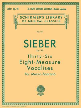 36 Eight-Measure Vocalises, Op. 93: Schirmer Library of Classics Volum (HL-50252800)