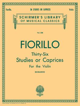 36 Studies or Caprices: Schirmer Library of Classics Volume 228 Violin (HL-50253600)