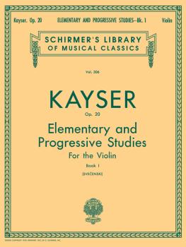 36 Elementary & Progressive Studies, Op. 20 - Book 1: Schirmer Library (HL-50254150)