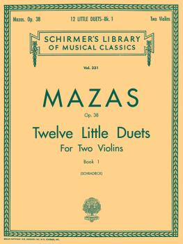 12 Little Duets, Op. 38 - Book 1: Schirmer Library of Classics Volume  (HL-50254360)