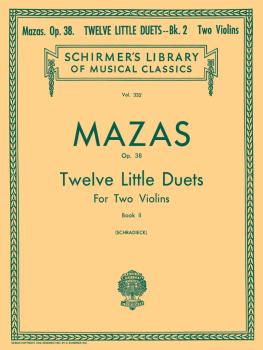 12 Little Duets, Op. 38 - Book 2: Schirmer Library of Classics Volume  (HL-50254370)