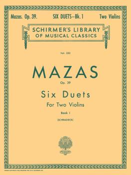 6 Duets, Op. 39 - Book 1: Schirmer Library of Classics Volume 333 (HL-50254380)