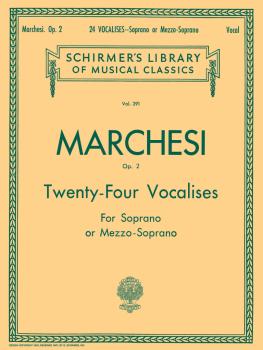 24 Vocalises, Op. 2: Schirmer Library of Classics Volume 391 Soprano o (HL-50254700)