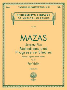 75 Melodious and Progressive Studies, Op. 36 - Book 3: Artist's Studie (HL-50255270)