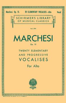 20 Elementary and Progressive Vocalises, Op. 15: Schirmer Library of C (HL-50255610)