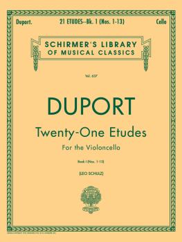21 Etudes - Book 1 (Schirmer Library of Classics Volume 637 Cello Solo (HL-50255840)