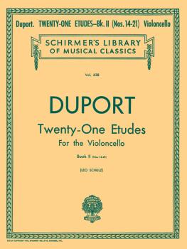 21 Etudes - Book 2 (Schirmer Library of Classics Volume 638 Cello Solo (HL-50255850)