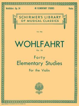 40 Elementary Studies, Op. 54: Schirmer Library of Classics Volume 926 (HL-50256980)