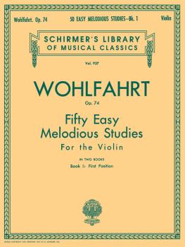50 Easy Melodious Studies, Op. 74 - Book 1: Schirmer Library of Classi (HL-50256990)