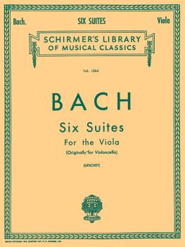 6 Suites (Schirmer Library of Classics Volume 1564 Viola Solo) (HL-50260140)