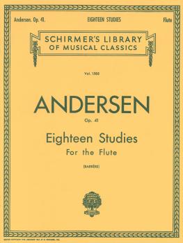 Eighteen Studies: Schirmer Library of Classics Volume 1585 Flute Metho (HL-50260300)