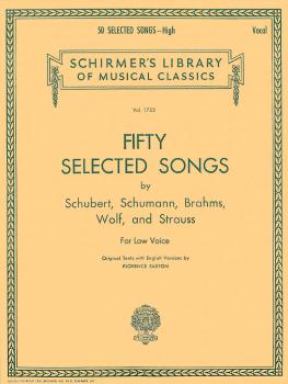 50 Selected Songs by Schubert, Schumann, Brahms, Wolf & Strauss (Low V (HL-50261430)