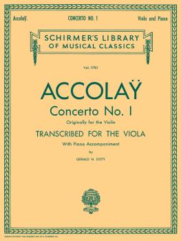 Concerto No. 1: Viola and Piano Reduction (HL-50261720)