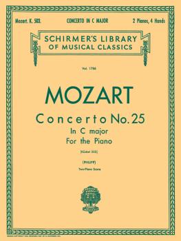 Concerto No. 25 in C, K.503: Schirmer Library of Classics Volume 1786  (HL-50261730)