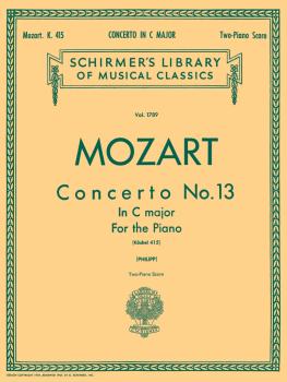 Concerto No. 13 in C, K. 415: Schirmer Library of Classics Volume 1789 (HL-50261760)
