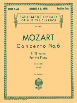 Concerto No. 6 in Bb, K.238: Schirmer Library of Classics Volume 1834  (HL-50262130)