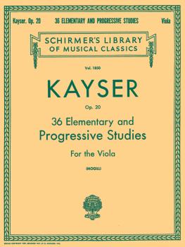 36 Elementary and Progressive Studies: Schirmer Library of Classics Vo (HL-50262250)