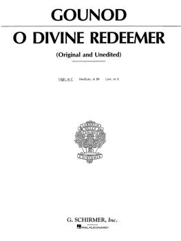 O Divine Redeemer (High Voice) (HL-50267430)