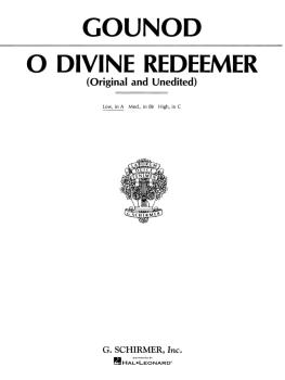 O Divine Redeemer (Low Voice) (HL-50267450)