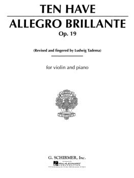Allegro Brillante, Op. 19 (Violin and Piano) (HL-50270900)