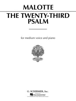 23rd Psalm (Medium Voice) (HL-50280370)