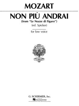 Non pi andrai (from Le Nozze di Figaro) (Voice and Piano) (HL-50282920)