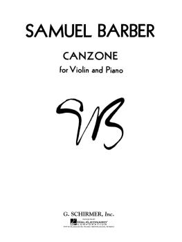 Canzone (Violin and Piano) (HL-50289460)