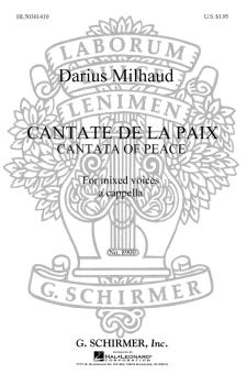 Cantate De La Paix Cantata Of Peace French/English (HL-50301410)