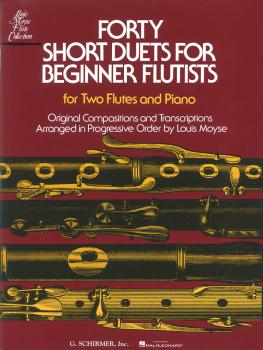 Forty Short Duets for Beginner Flutists (for Two Flutes & Piano) (HL-50331570)
