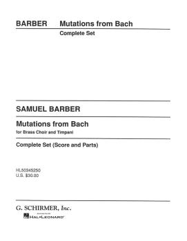 Mutations from Bach (Score and Parts) (HL-50345250)