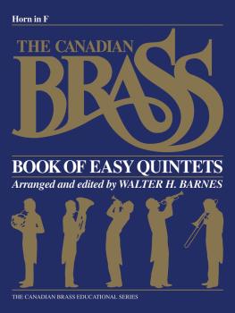 The Canadian Brass Book of Easy Quintets (French Horn) (HL-50396040)