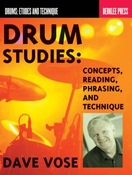 Drum Studies: Concepts, Reading, Phrasing and Technique (HL-50449617)