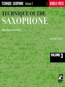 Technique of the Saxophone - Volume 3 (Rhythm Studies) (HL-50449840)