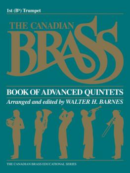 The Canadian Brass Book of Advanced Quintets (1st Trumpet) (HL-50480314)