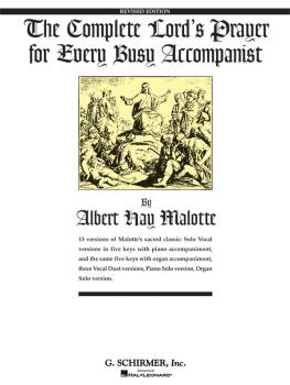The Complete Lord's Prayer for Every Busy Accompanist: Revised Edition (HL-50481088)