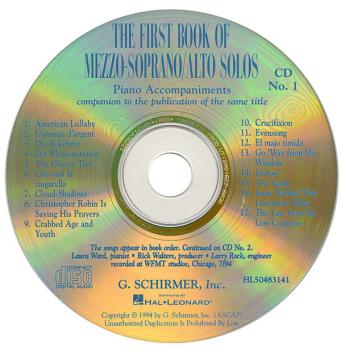 The First Book of Mezzo-Soprano/Alto Solos: Accompaniment CDs Set of 2 (HL-50483141)