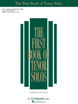 The First Book of Tenor Solos (Book/Online Audio) (HL-50483783)