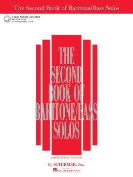 The Second Book of Baritone/Bass Solos (Book/Online Audio) (HL-50483792)