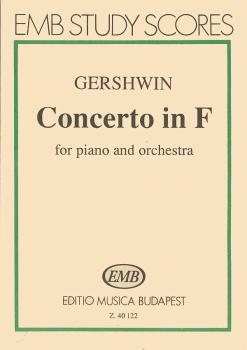 Concerto in F for Piano and Orchestra (Study Score) (HL-50485154)