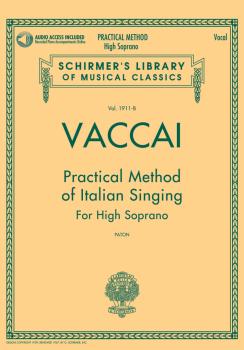 Vaccai: Practical Method of Italian Singing: High Soprano, Book/CD (HL-50498712)