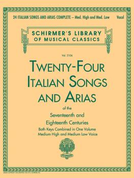 24 Italian Songs & Arias Complete: Medium High and Medium Low Voice (HL-50499515)