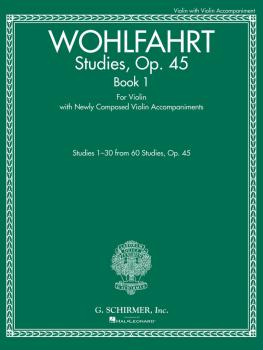 Studies, Op. 45 - Book I (For Violin with Newly Composed Violin Accomp (HL-50499882)