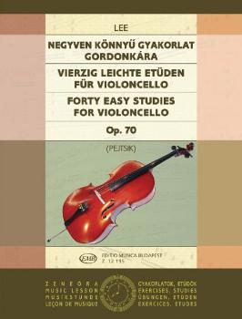 40 Easy Studies for Violoncello in the First Position, Op. 70 (HL-50510900)