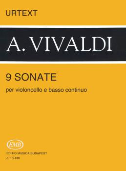 9 Sonatas for Violoncello and Basso Continuo, RV 39-47 (HL-50510921)