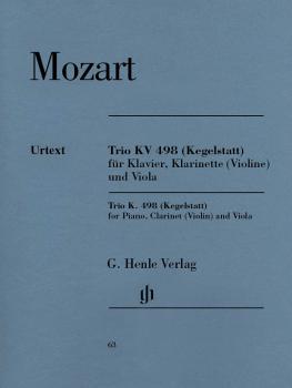 Trio in E-flat Major K. 498 (Kegelstatt): Revised Edition Piano, Clari (HL-51480063)