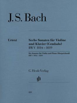 6 Sonatas for Violin and Piano (Harpsichord) BWV 1014-1019 (Violin and (HL-51480223)