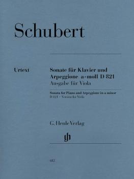 Sonata for Piano and Arpeggione A minor D 821 (Op. Posth.) (Viola and  (HL-51480612)